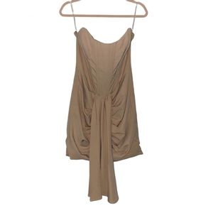 Blithe strapless corset dress